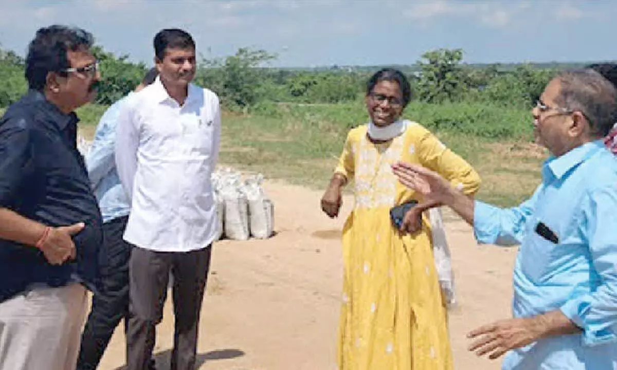 Puttamgandi cistern wall suffers damage