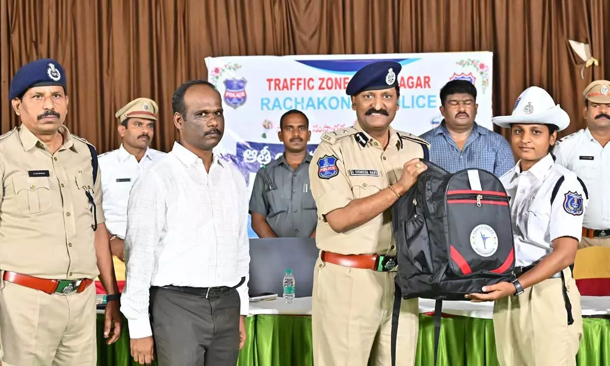 Rachakonda Police Commissioner Honors Traffic Personnel with Special Lunch