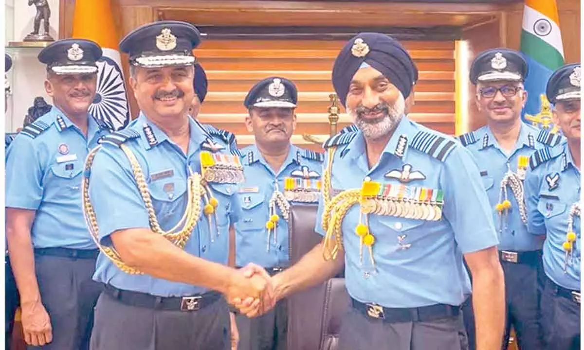 Air Chief Marshal A P Singh takes charge as new Chief of Air Staff