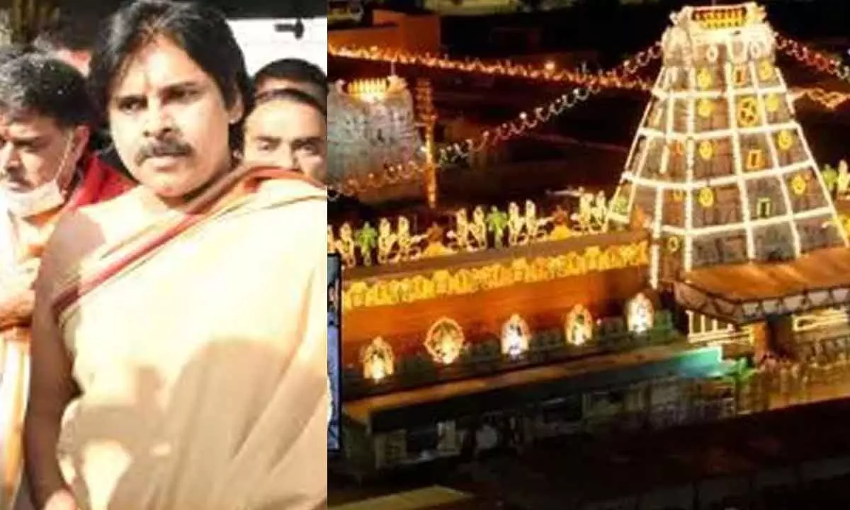 Pawan Kalyan to visit Tirumala on foot today amid laddu controversy