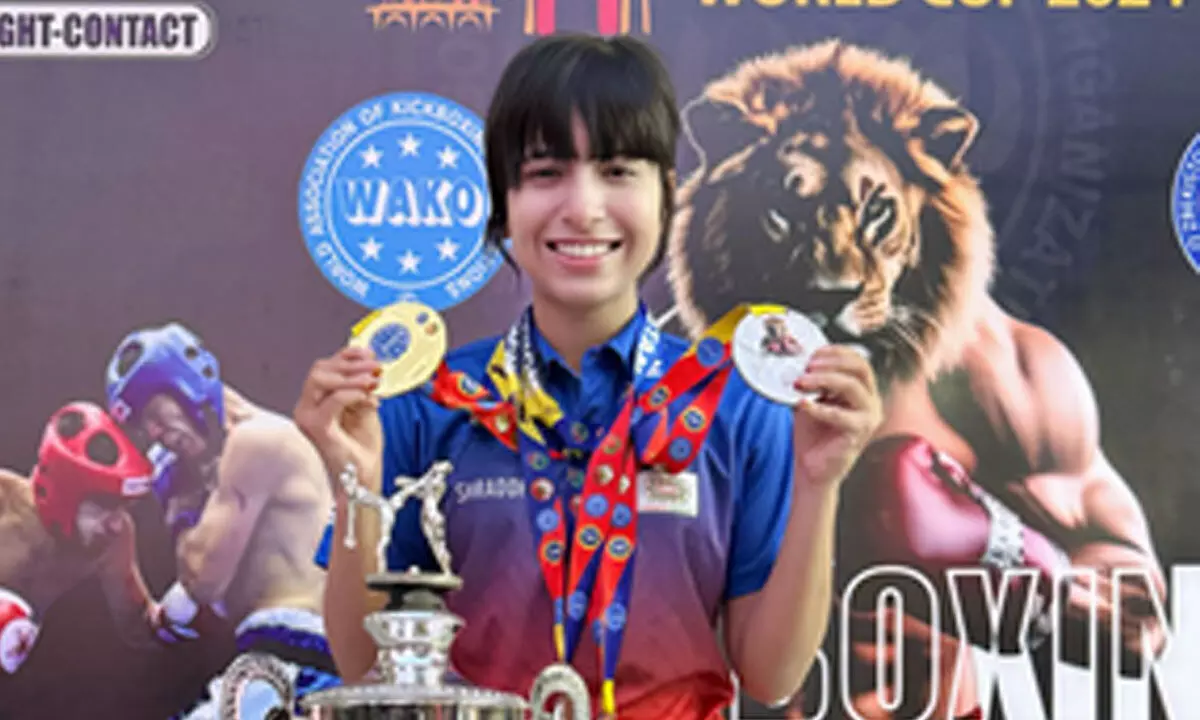 Rebellious kid Shraddha Rangarh, aspiring cricketer turned martial artist, bags 4 medals at WAKO World Cup