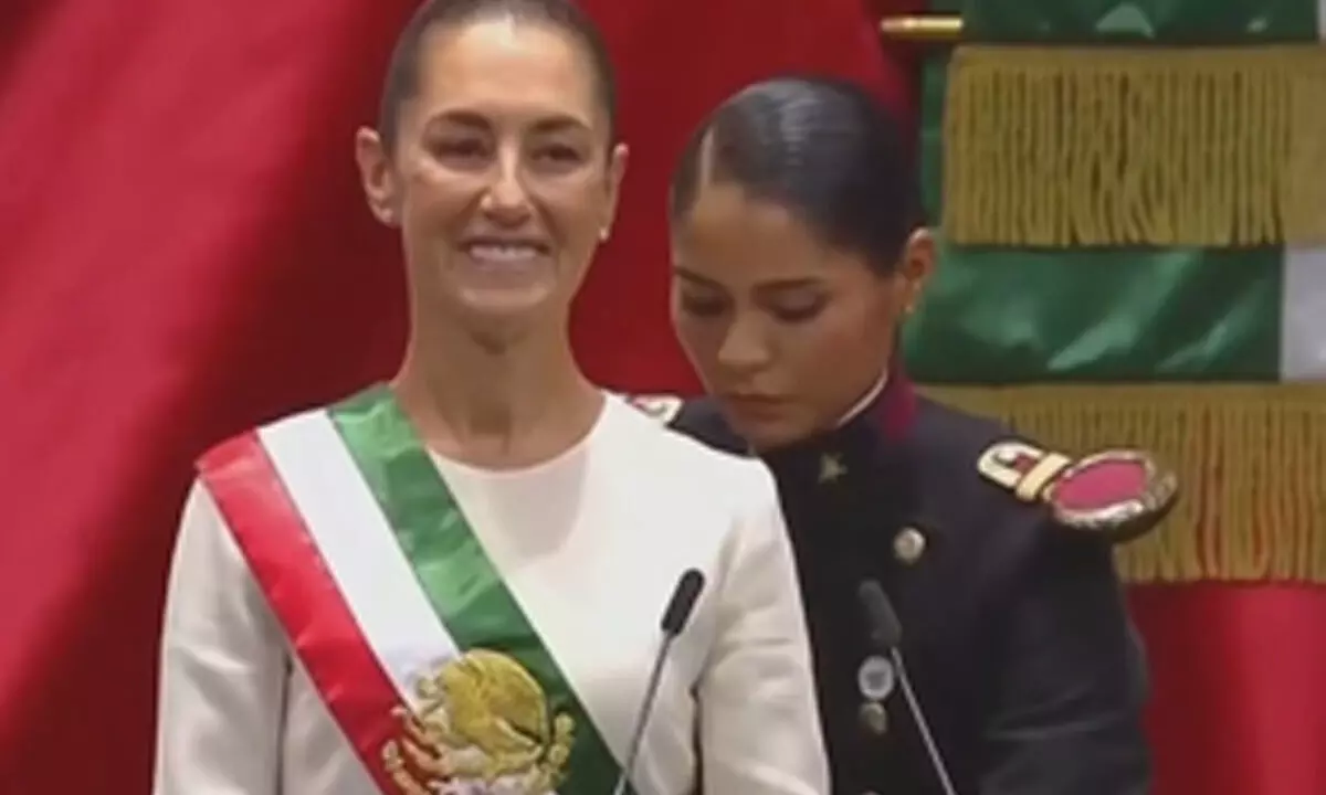 Claudia Sheinbaum sworn in as Mexicos first female President