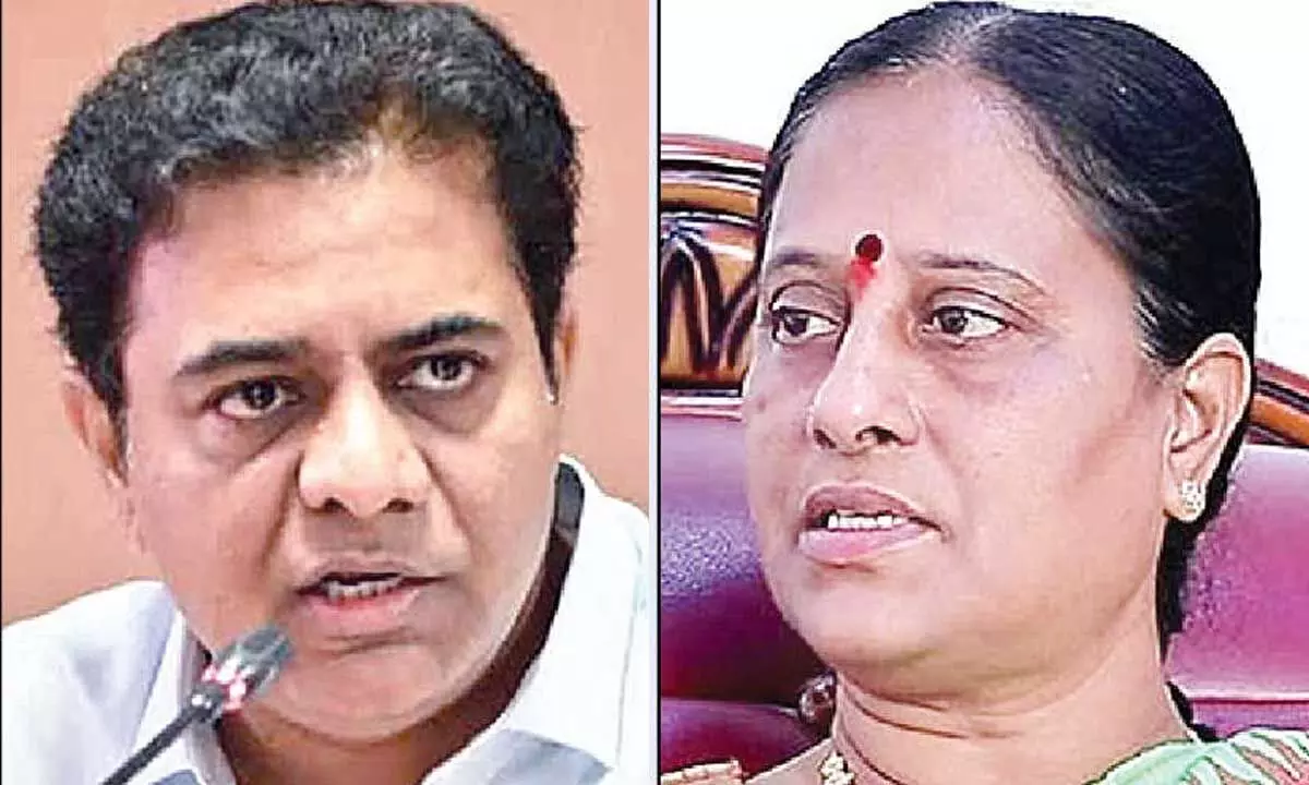 Konda Surekha dubs KTR a drug addict