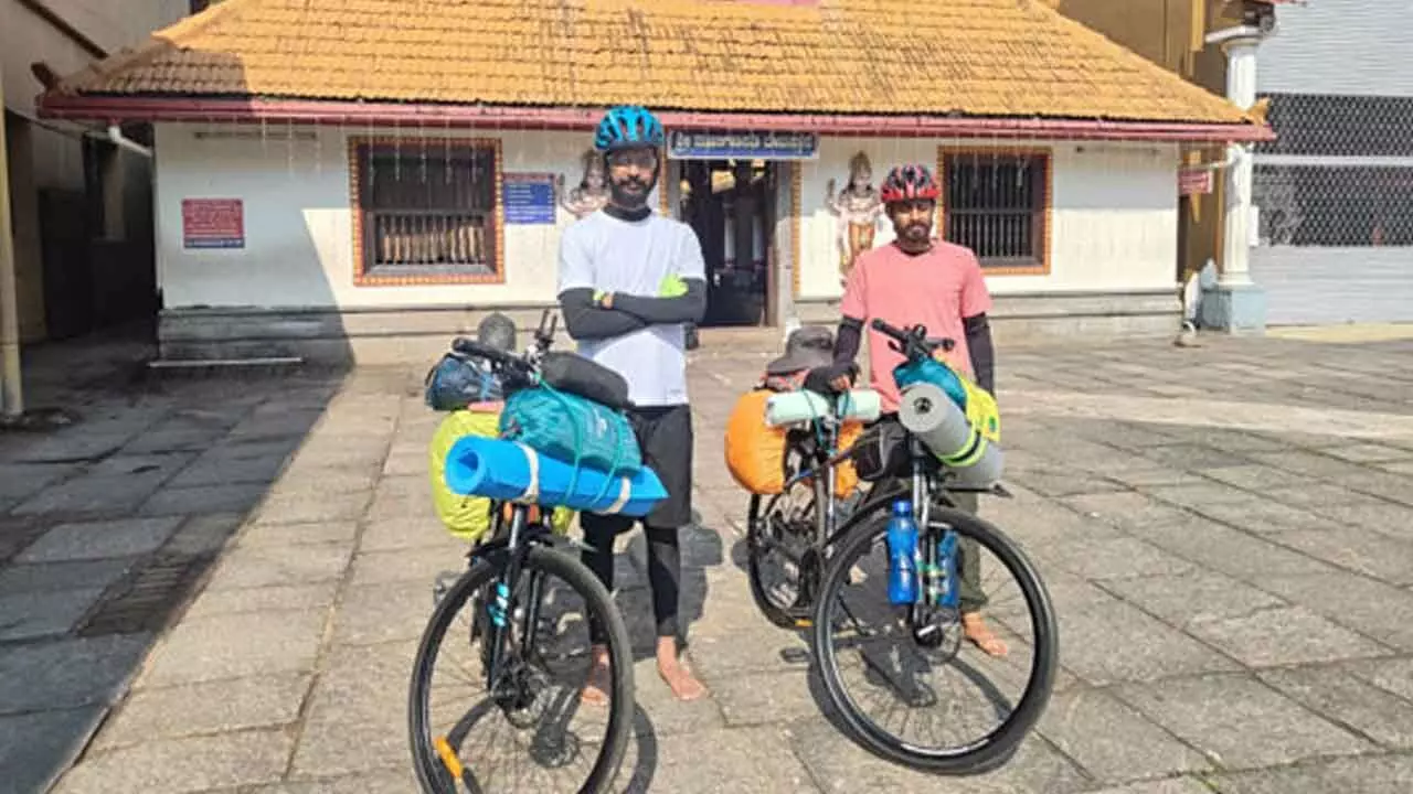 3,000-km bicycle journey from Mangaluru to Kedarnath