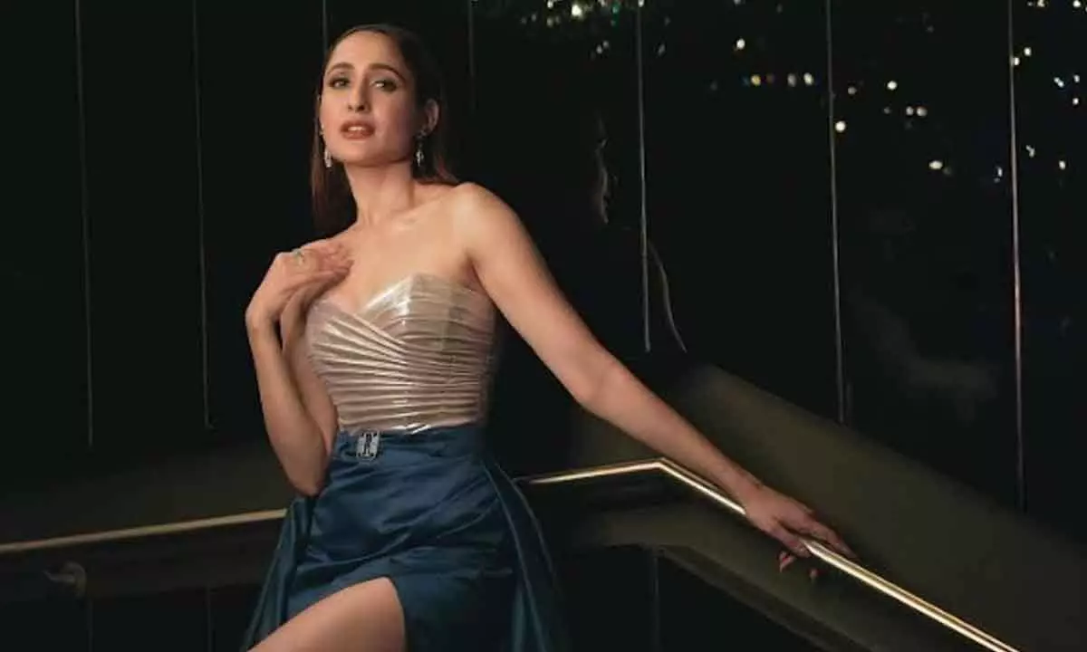 Pragya Jaiswal stuns in silver and blue