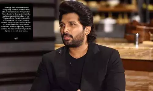 Allu Arjun Condemns Derogatory Comments on Film Personalities, Calls for Respect and Responsibility