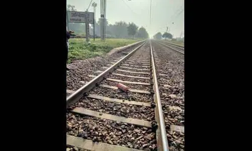 Fire extinguisher found again on rail tracks in UP