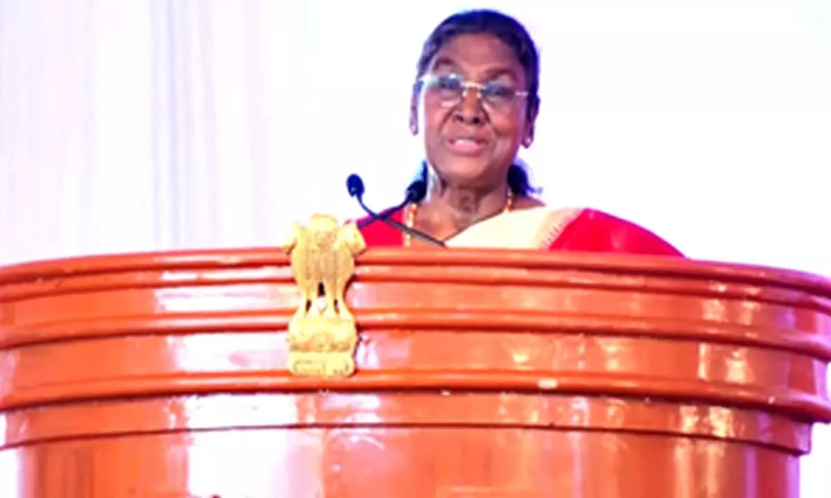 President Murmu urges tribal community to prioritise education of children