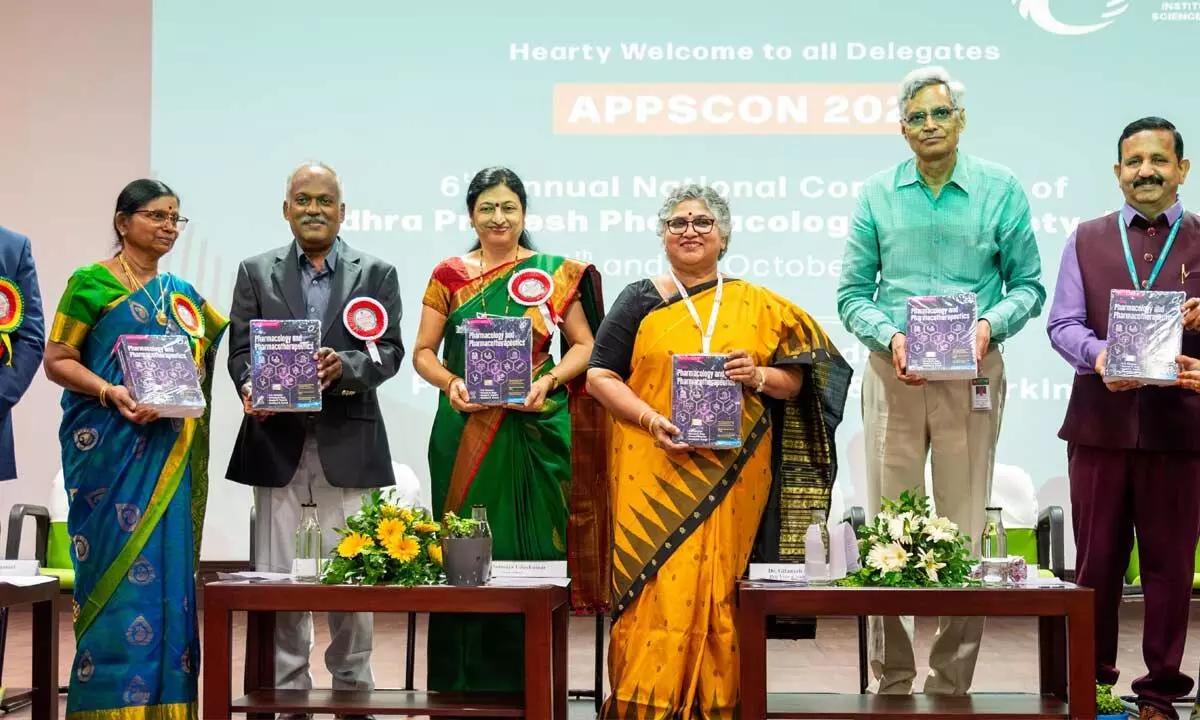 GIMSR Pro Vice-Chancellor BGeetanjali inaugurating the conference on the campus in Visakhapatnam on Friday