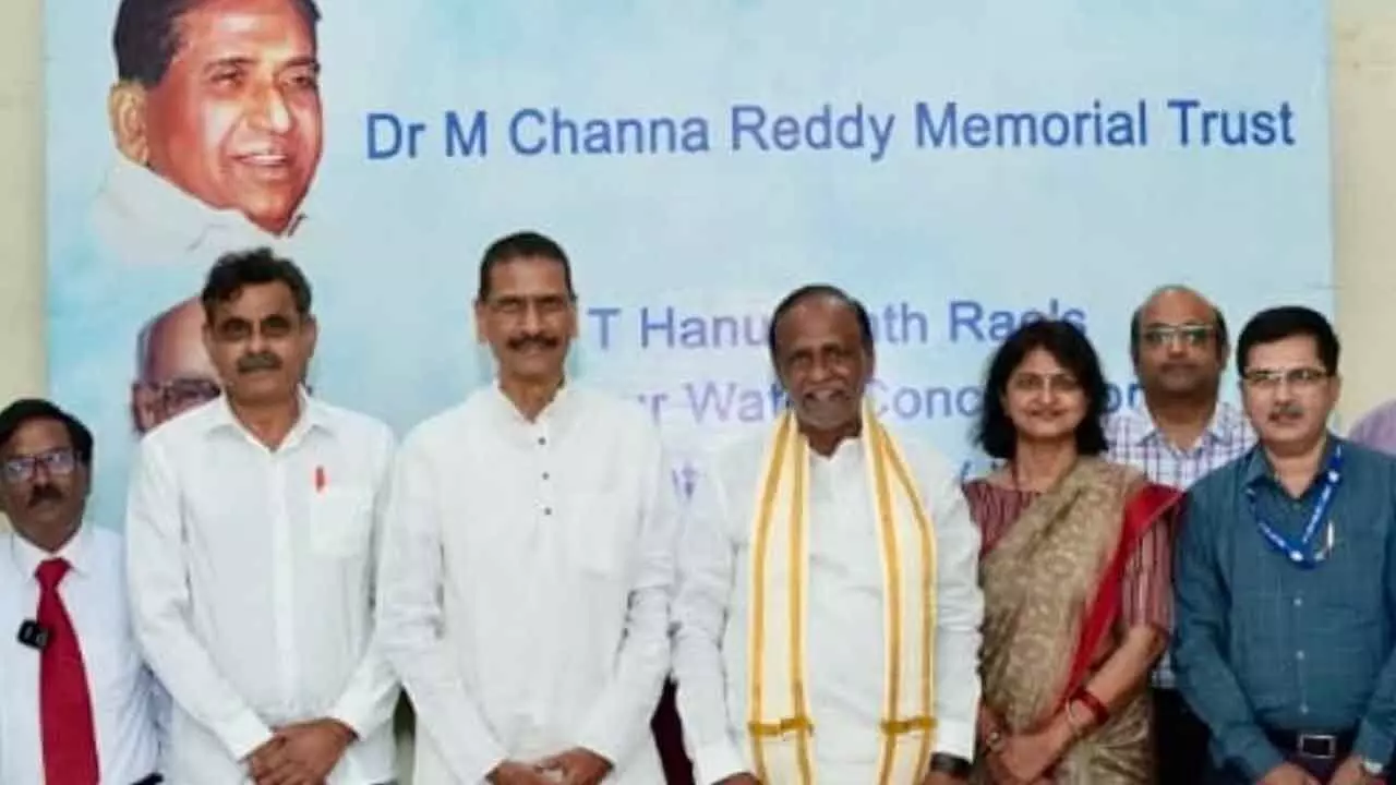 Round table pitches for Four Water Concept as ultimate water security for Telangana