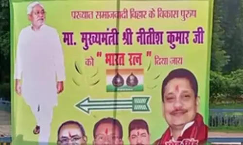 JD(U) leader puts up posters demanding Bharat Ratna for Nitish Kumar