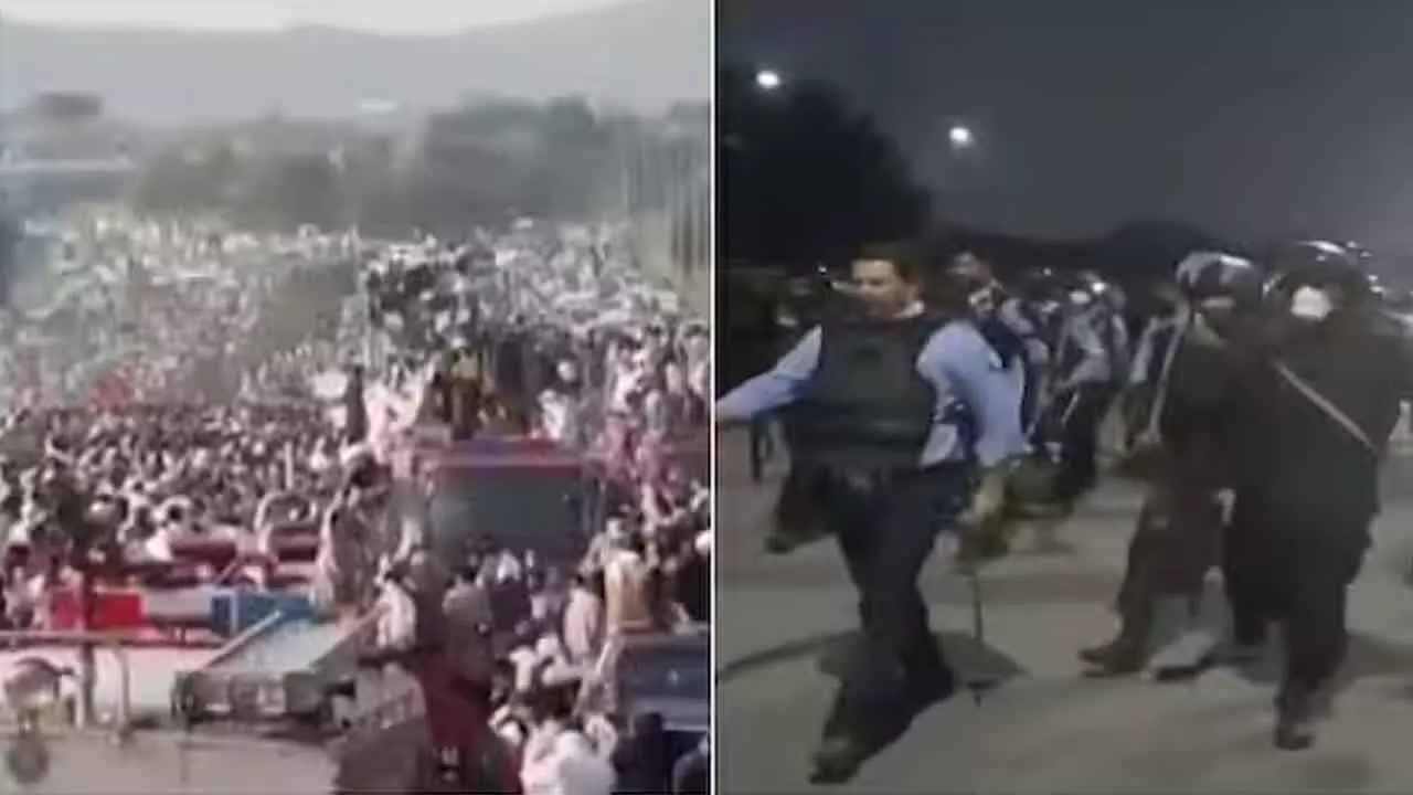 Islamabad tense as PTI continues protest amid uncertainty over KP CMs whereabouts