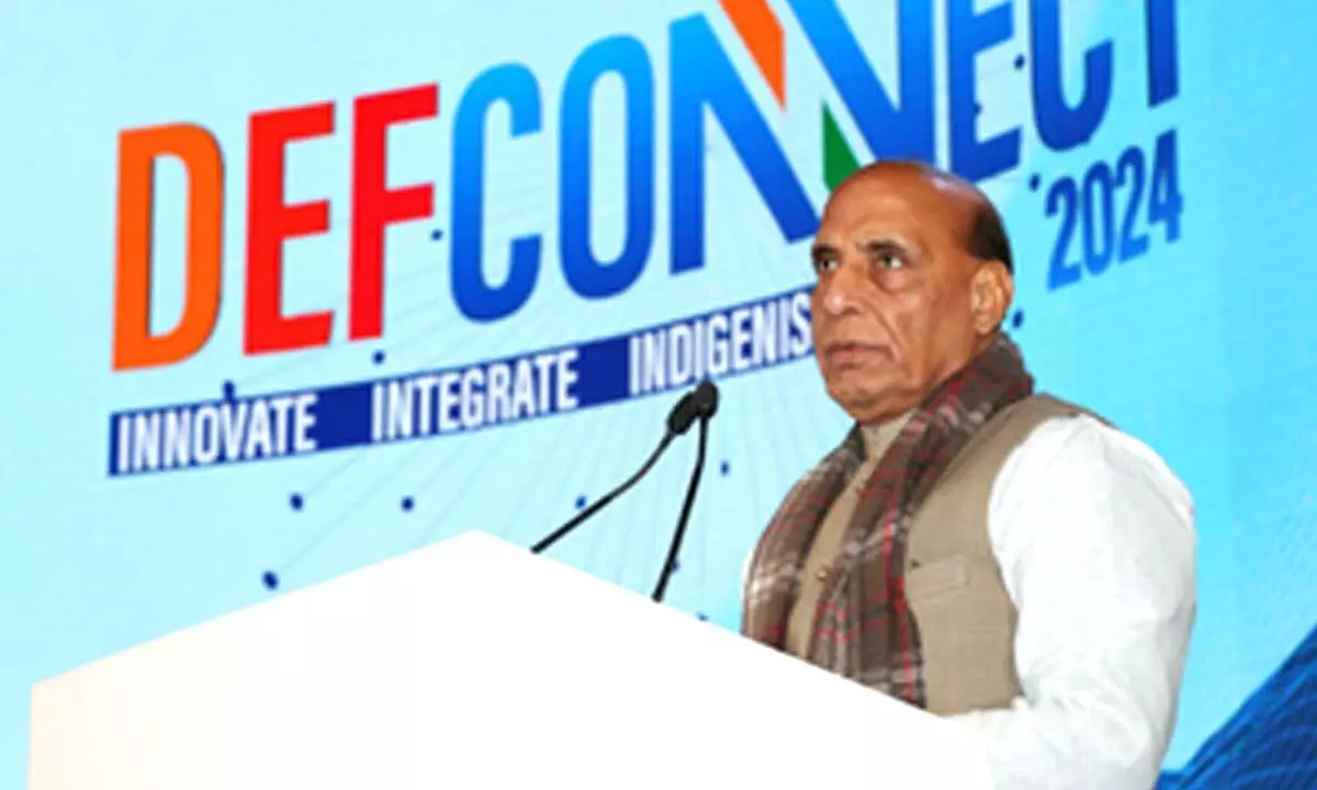 Rajnath Singh to inaugurate DefConnect 4.0 on Monday