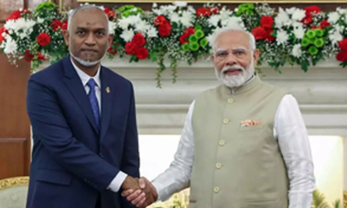 PM Modi meets Maldives President Muizzu, assures of building brighter future together