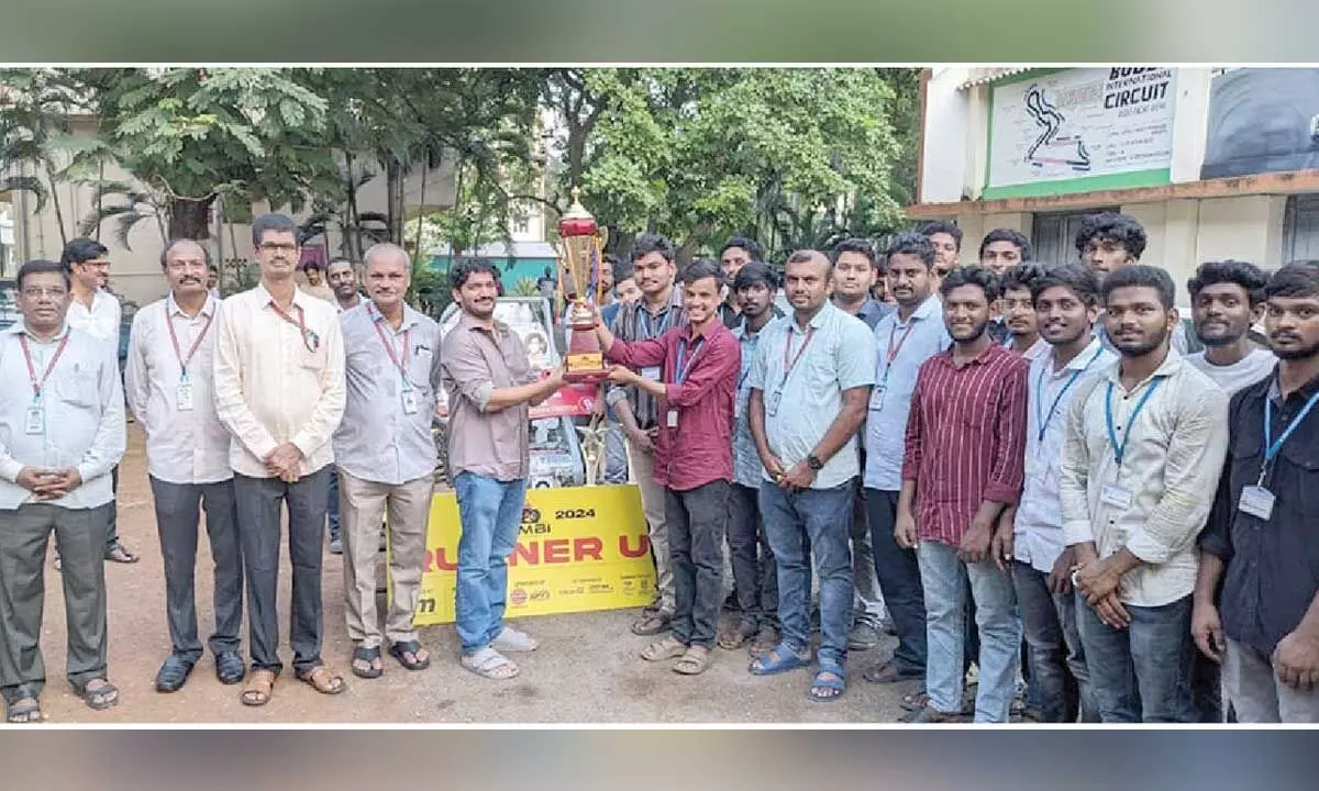 SRKR students secure 2nd place in all-terrain vehicle racing