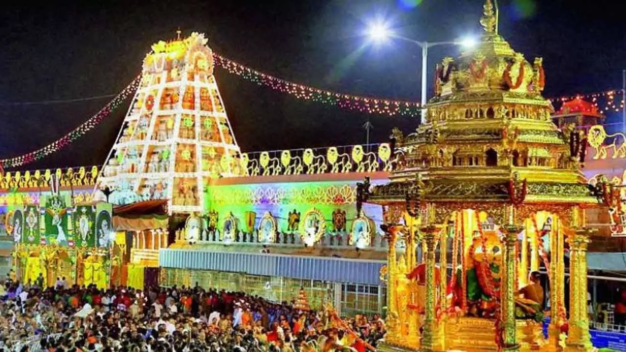 Tirumala brahmotsavams: All set for Garuda Vahana seva at Tirumala today