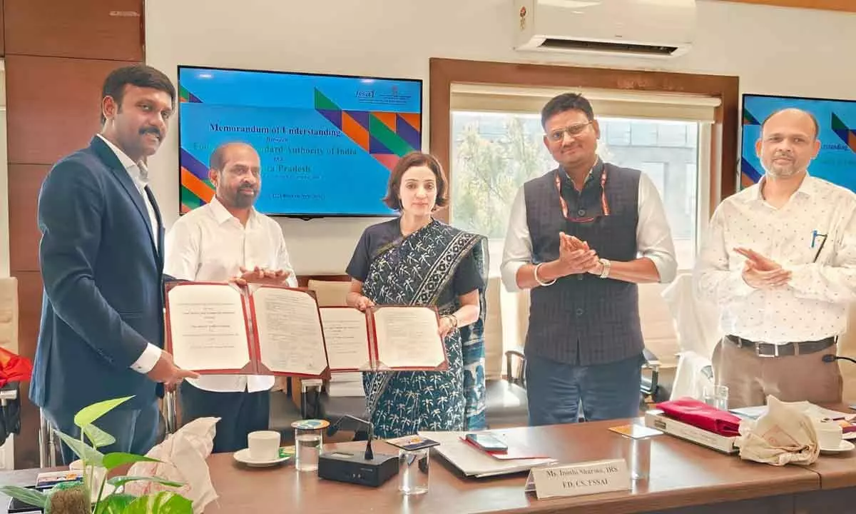 AP Gov’t Partners with FSSAI to Enhance Food Safety Standards with Rs. 88 Crore MoU