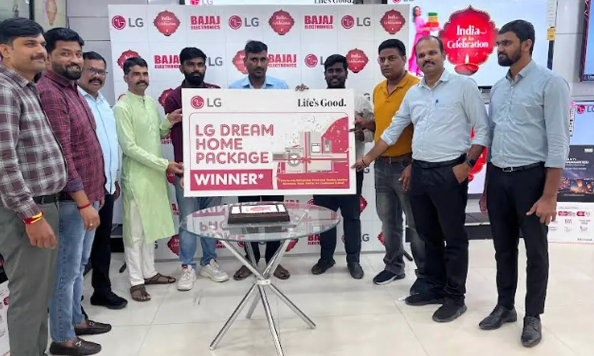 LG Electronics celebrates festive spirit with India ka celebration campaign winners in Hyderabad