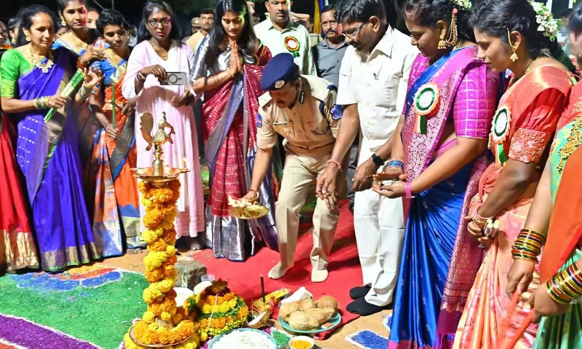 Grand Bathukamma Celebrations at Rachakonda Commissionerate: Women Police Empowered with New Facilities