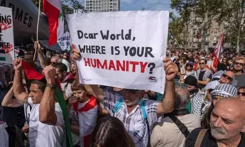 Words run out to relate Palestine pain