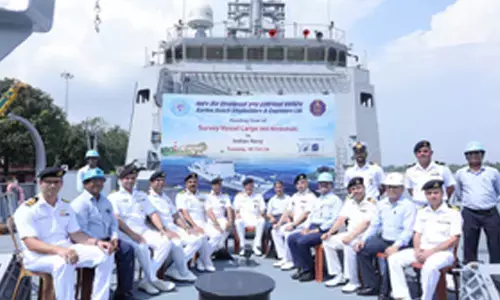 GRSE delivers INS Nirdeshak to Indian Navy