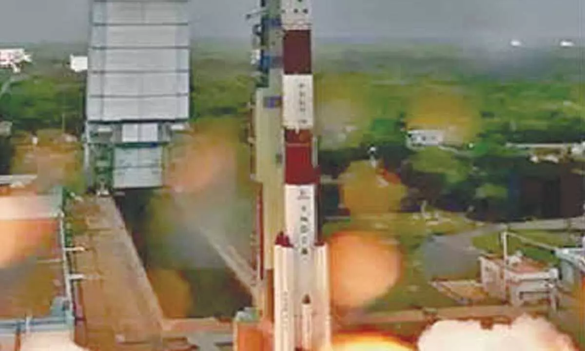 Upper stage of PSLV-37 rocket enters earth’s atmosphere