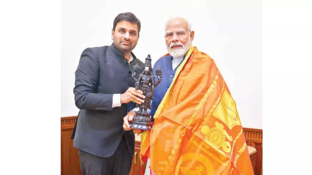 MP Putta Mahesh Kumar thanks PM Modi for funding Polavaram