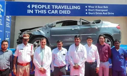 Medicover Hospitals management and traffic police organised ‘Visakha Road Accident Prevention Programme’ in Visakhapatnam on Tuesday