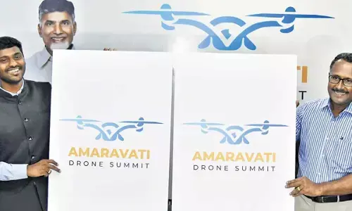 Drone show in Vijayawada on Oct 22