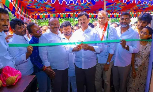 Revenue Minister Ponguleti inaugurates new GP building