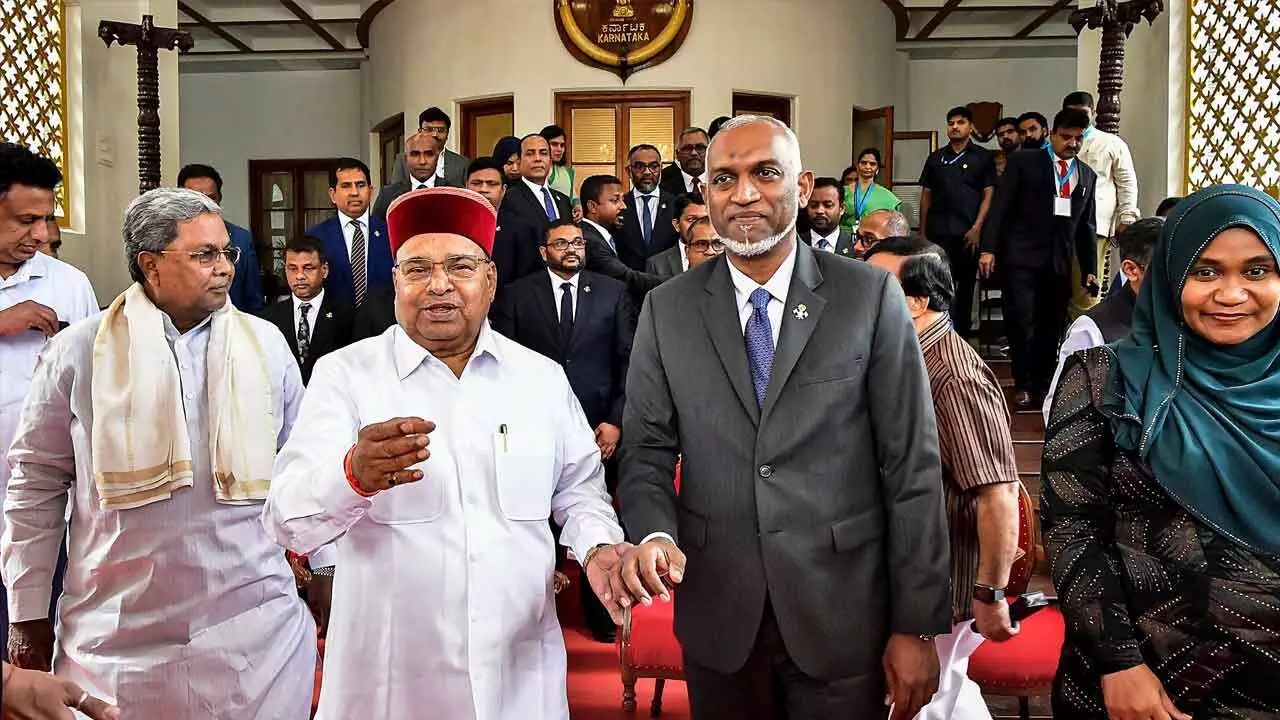 Siddaramaiah welcomes Maldives delegation