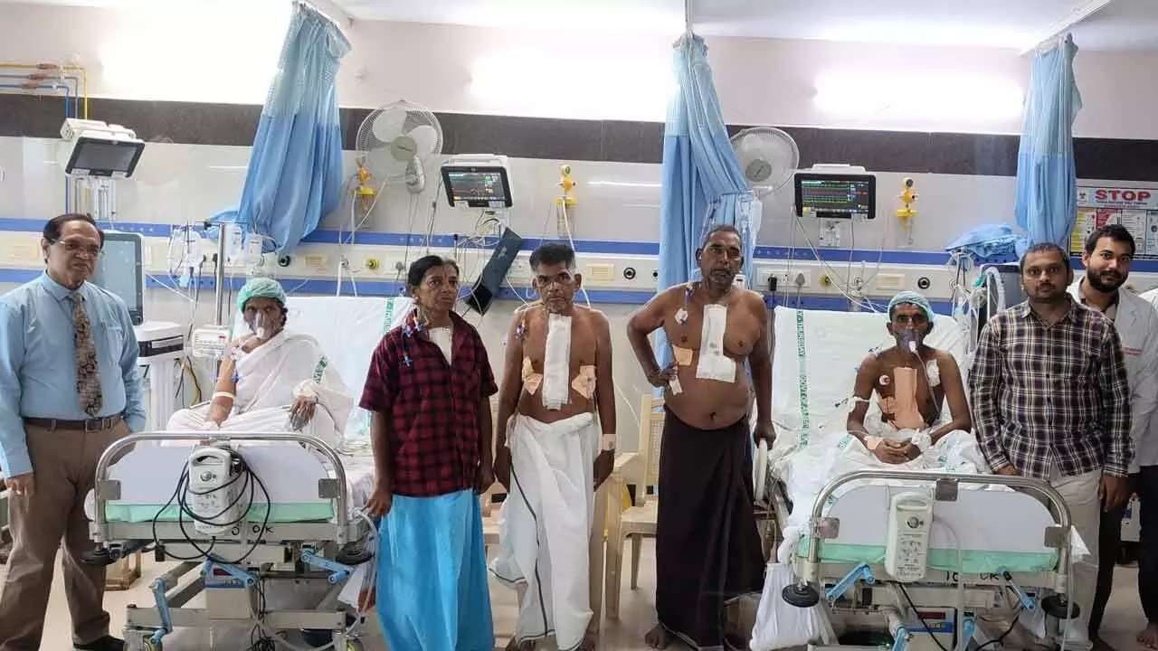 Five heart surgeries performed at Kurnool govt hospital