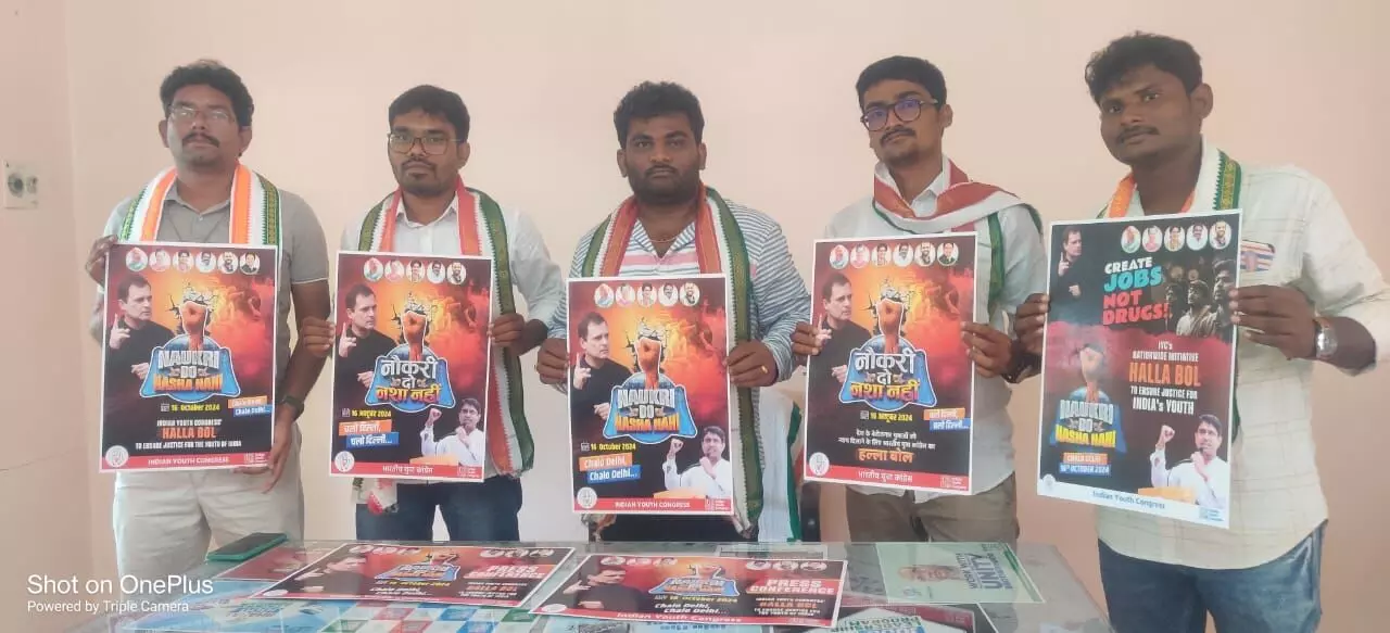 Indian Youth Congress Launches Naukri Do, Nasha Nahi Campaign in Kadapa