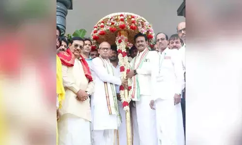 Tirumala: Traditional golden umbrella fete held