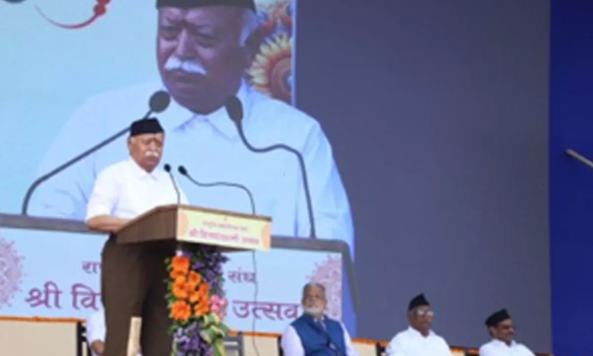 Although Bharat became stronger globally, attempts to tarnish its image based on lies visible: Bhagwat