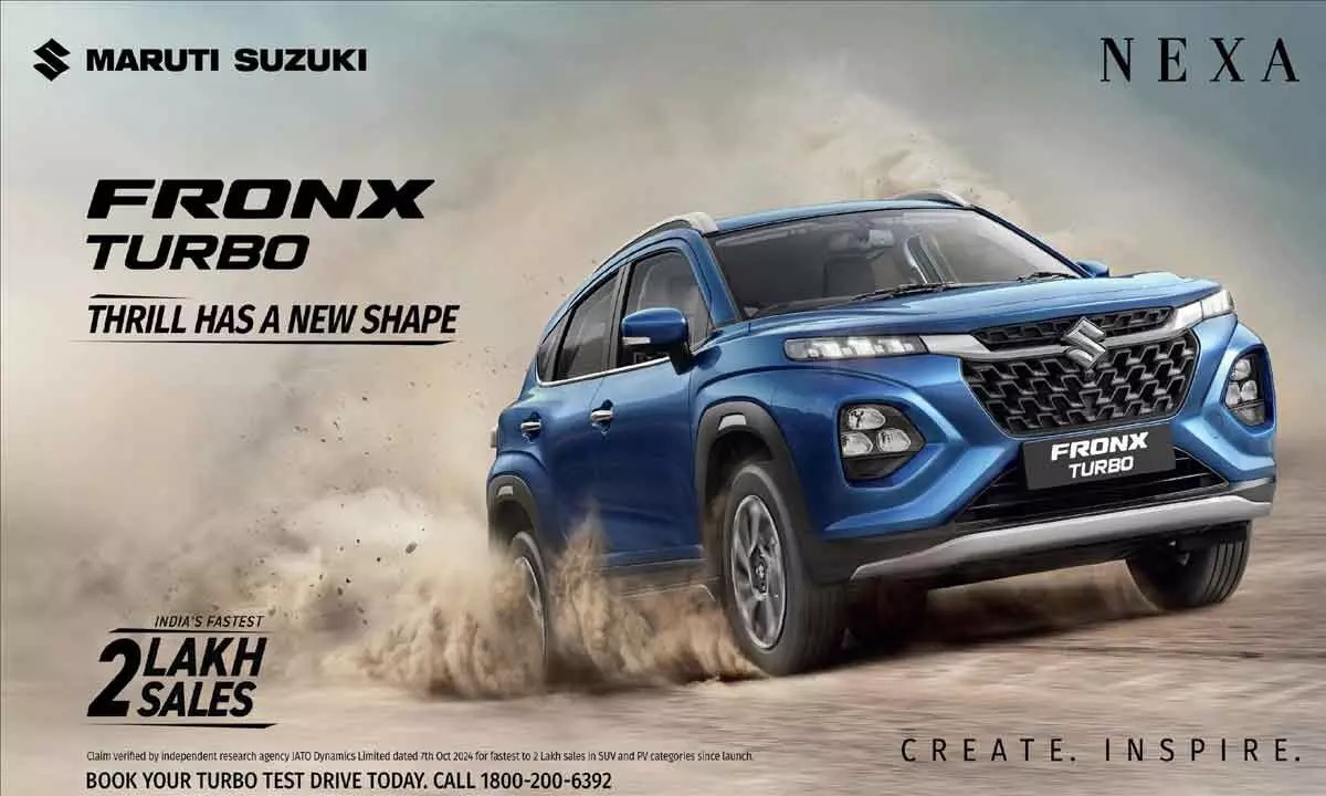 Another Milestone, Another Benchmark: FRONX hits fastest 2 lakh sales* in passenger vehicle category