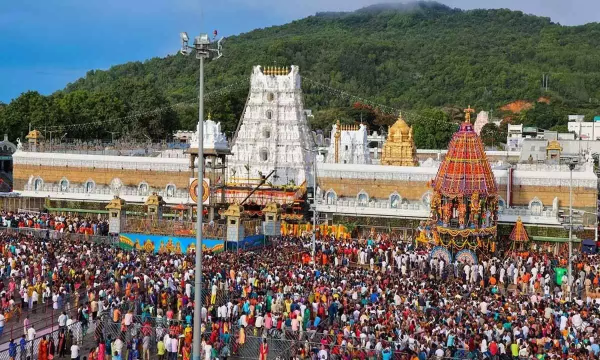 Tirumala Sees Surge in Devotees, to take 24 hours for Sarvadarshans