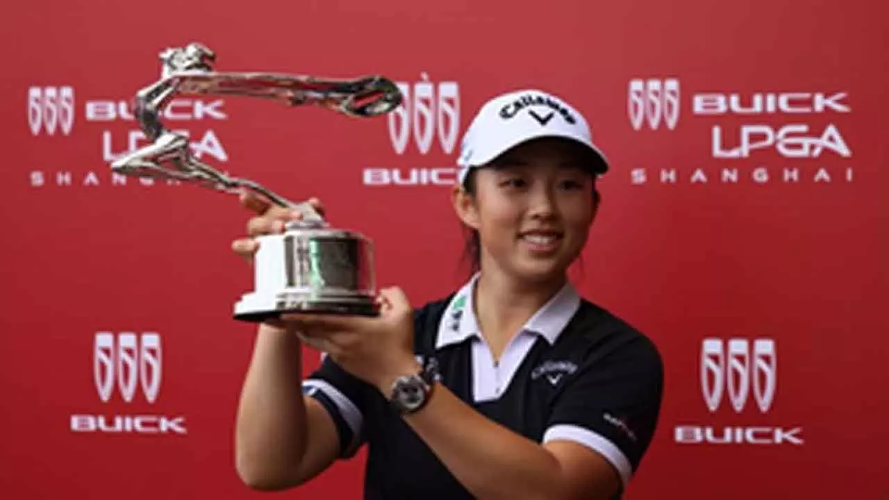 Yin Ruoning becomes first Chinese golfer to claim LPGA Shanghai title