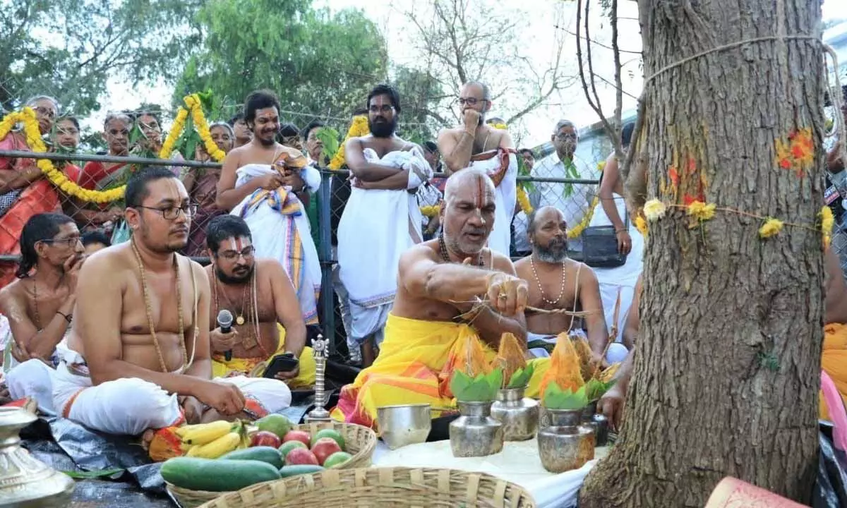 Sri Rama Leela Mahotsavam held at Bhadradri temple