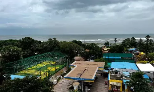 A view of Sri Santhi Ashram in Visakhapatnam