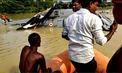 IAF team arrives in Bihar to retrieve helicopter