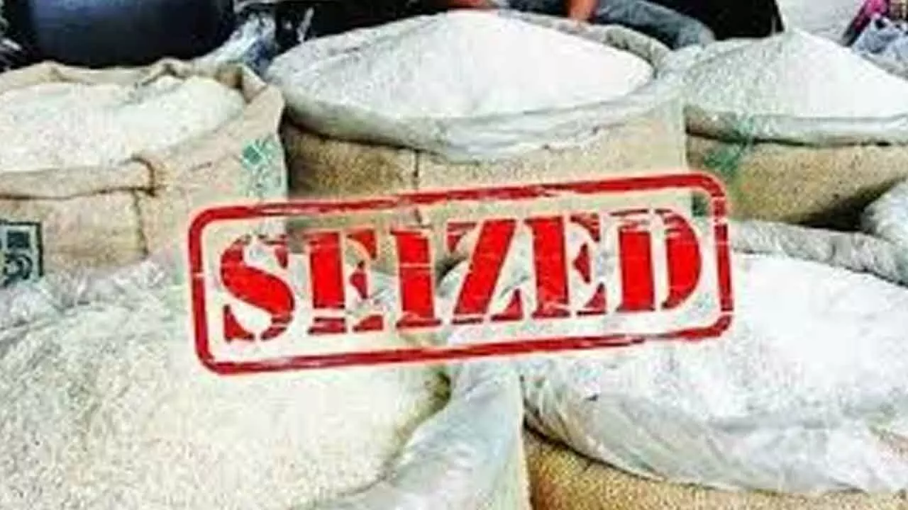 CCS police seize ration rice; nab miller, 2 others