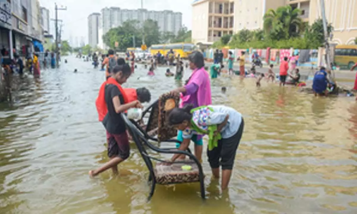 Chennai records 6.9 cm rainfall in 24 hours, waterlogging in several areas