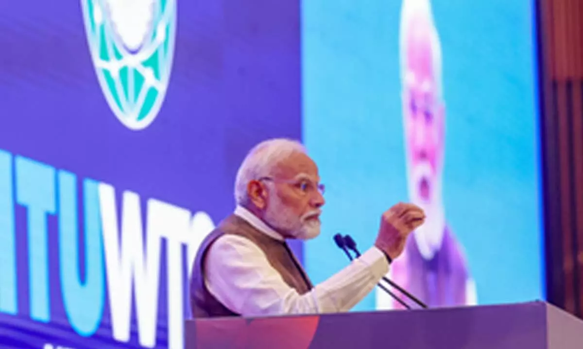 Global telecom standards should ensure security, dignity and equity: PM Modi