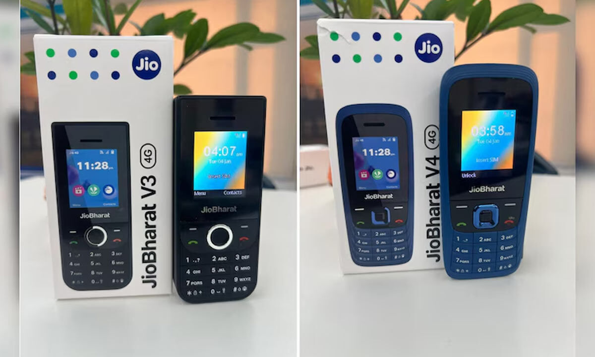 IMC 2024: Reliance Jio Unveils JioBharat V3 And V4 Feature Phones ...