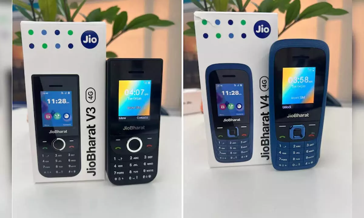 IMC 2024: Reliance Jio Unveils JioBharat V3 and V4 Feature Phones, Starting at Rs 1,099