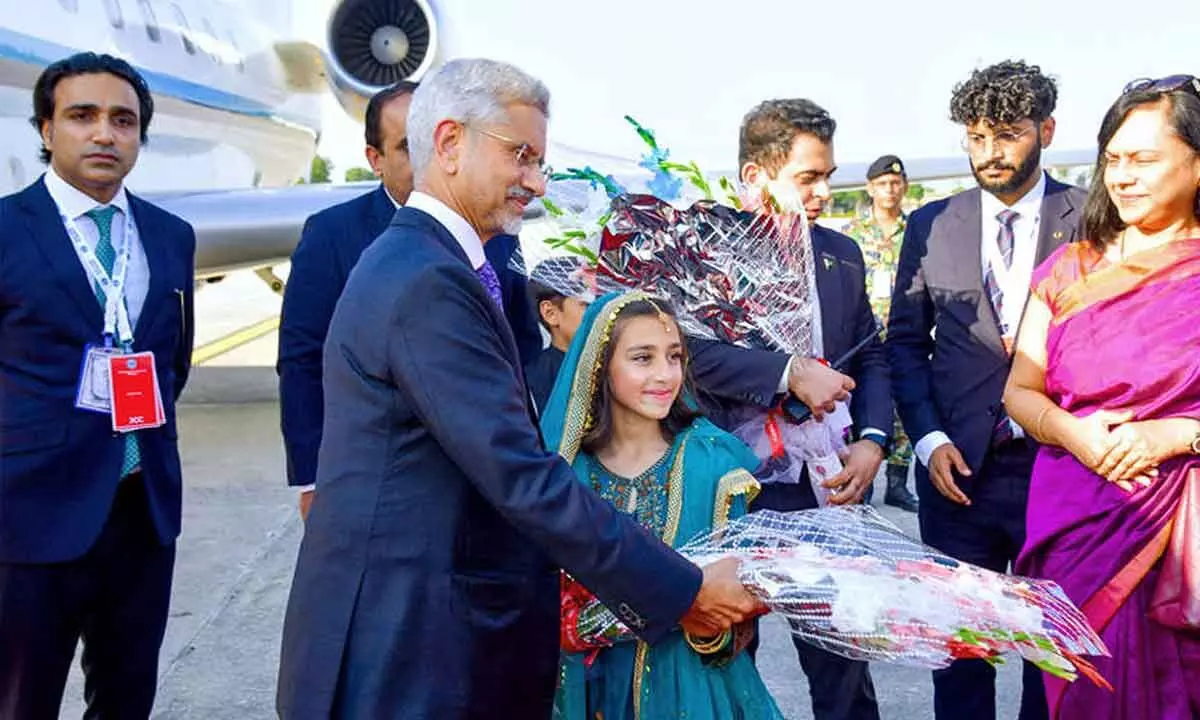 Jaishankar arrives in Pak to attend SCO meet