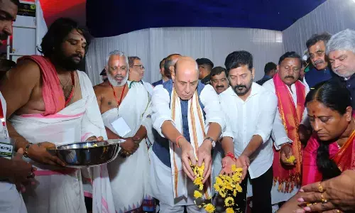 CM A. Revanth Reddy Lays Foundation for Naval Radar Project in Vikarabad