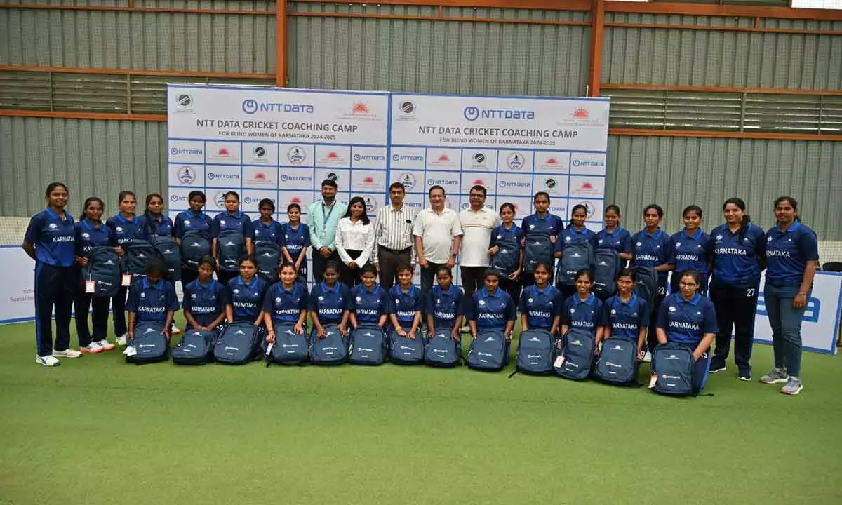 NTT DATA Supports 100 Visually Impaired Women Cricketers from Karnataka and Tamil Nadu