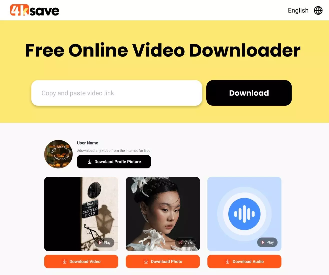 4KSave | Download Facebook Videos and Photos Online for Free